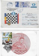 Romania ; Chess Xadrez Sah; Nice Lot 6 Covers - Cartas & Documentos