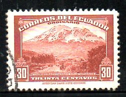 EQUATEUR. N°405 Oblitéré De 1942. Mont Chimborazo. - Montagnes