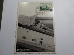 Belgié/Belgique COB N°467 - Obl 08/03/1938 Sur Carte S.M Le Roi LéopoldIII(propagande Aeronautique) - ....-1951