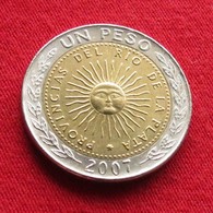 Argentina 1 Peso 2007 KM# 112.1 *V2 Argentine Argentinie - Argentina