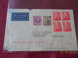 Lettre De 1950 D Australie A Destination De Madagascar - Lettres & Documents