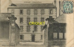 22 Guingamp, Hotel De France, Affranchie 1907, Cliché Pas Courant - Guingamp