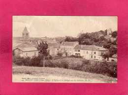 17 Charente Maritime, Montendre, L'Eglise Et Le Château Vus Du Calvaire, (M. D.) - Montendre