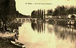 77....SEINE ET MARNE............MELUN....pont De L'ancien Chatelet - Melun