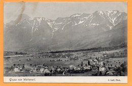 Gruss Von Wattenwil Switzerland 1908 Postcard Mailed - Wattenwil