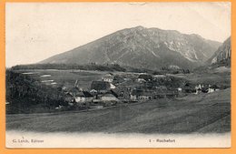 Rochefort Switzerland 1907 Postcard Mailed - Rochefort