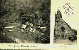 80...SOMME.....ST JUST EN CHAUSSEE......le Lavoir....lavandieres - Autres & Non Classés