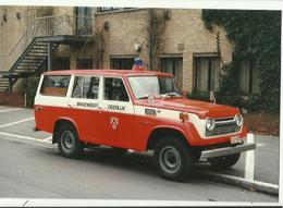 **1 X   FOTO   **  -BRANDWEERWAGEN   .- Brandweer  ""DEERLIJK "". - Deerlijk