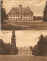 Vonèche : Le Château  ---  2 Cp - Beauraing