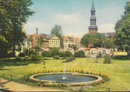 D-25832 Tönning - Eider- Markt Mit Kirche - Church - Cars - VW Bus - Heide