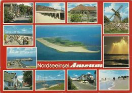 4 AKs Nordseeinsel Amrum Mehrbild + 2x Luftbild + Idylle Color # - Nordfriesland