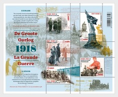 België / Belgium - Postfris / MNH - Sheet Eerste Wereldoorlog 2018 - Unused Stamps