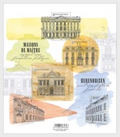 België / Belgium - Postfris / MNH - Sheet Herenhuizen 2018 - Unused Stamps