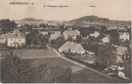 AK Ebersbach Wünsche S Spinnerei Klunst A Neugersdorf Neusalza Spremberg Friedersdorf Eibau Georgswalde Zittau Bahnpost - Ebersbach (Löbau/Zittau)