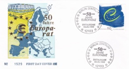 Germany FDC 1999 50 Jahre Europarat  (DD2-49) - FDC: Covers