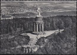 D-32756 Detmold - Hermannsdenkmal Im Teutoburger Wald - Luftbild - Aerial View ( 60er Jahre) - Detmold