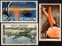 Réunion N° PA 42 + 43 + 44 ** Avions, Survol De L'île - Luftpost