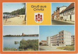 AK Crivitz Bad Militzsee Kurt Bürger Oberschule Ernst Thälmann Straße A Schwerin Gneven Wessin Parchim Ludwigslust DDR - Parchim