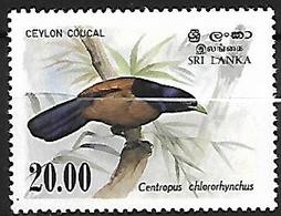 Sri Lanka 1983 - MNH - Green-billed Coucal (Centropus Chlororhynchos - Kuckucke & Turakos