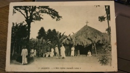 7. Uganda (Ouganda) - "Mon église Menace Ruine" - Colonie De Vacances De St-Paul De Lyon - Mas De Tence (Hte-Loire) - Ouganda