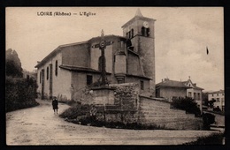 CPA  --  LOIRE SUR RHONE   L EGLISE    ECRITE EN 1931  037.E*  Vue Introuvable Sur Delcampe - Loire Sur Rhone