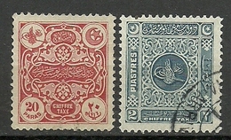 Turkey; 1914 London Printing Postage Due Stamps 20 P., 2 K. - Used Stamps