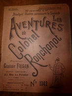 1923 LES AVENTURES DU COLONEL RONCHONOT ---> La Double Méprise Avec La Sidonie..... - Autres & Non Classés