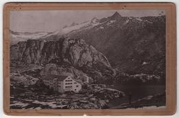 Photo Originale De Cabinet XIXème Interlaken Suisse Grimsel Hospice - Old (before 1900)