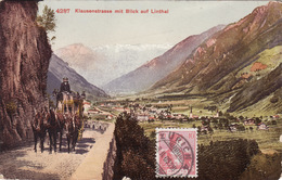 Klausenstrasse Mit Blick Auf Linthal - Linthal