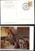 Bund PP2 D2/008  BAMBERGER POSTHOF Sost. Wolfratshausen 1952  NGK 40,00€ - Private Postcards - Used