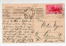 75-398 Carte Pré-européenne: Oblitération Française Sur Timbre Italien Pour Destination Allemande! - Cartas & Documentos