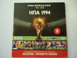 FIFA WORLD CUP FOOTBALL DVDs USA UNITED STATES 1994 IN ENGLISH - Deporte