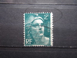 VEND BEAU TIMBRE DE FRANCE N° 713 , SURENCRAGE EN HAUT !!! - Oblitérés