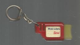 Porte Clefs, Clés , MIDI LIBRE ,tiercé , 2 Scans ,  Pince , Frais Fr 1.95 E - Porte-clefs