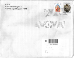 San Marino/Saint-Marin: Raccomandata, Registered, Recommandé - Storia Postale