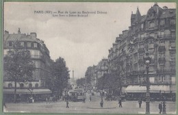 Delcampe - CPA - PARIS - RUE DE LYON AU BOULEVARD DIDEROT - Animation, Grands Cafés, Tramway - F.F.. - Paris (12)