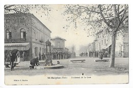St SULPICE   (cpa 81)  Boulevard De La Gare  ## Très RARE  ##   -  L 1 - Saint Sulpice
