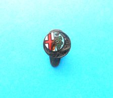 ALFA ROMEO - Italy Vintage Enamel Buttonhole Pin Badge Automobil Car Automobile Anstecknadel Distintivo Abzeichen Spilla - Alfa Romeo