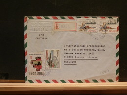 81/550 LETTRE  PORTUGAL  TO BELG.   REGISTRED - Lettres & Documents