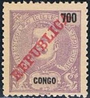 Congo, 1911, # 74, MH - Congo Portoghese