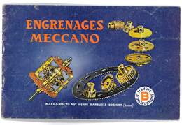 MECCANO ENGRENAGES MANUEL D'INSTRUCTION B - Meccano