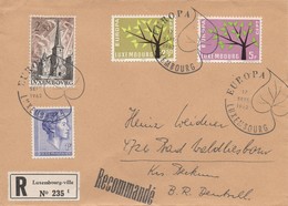 RE3   Recommandé FDC Europa 1962    TTB - Cartas & Documentos