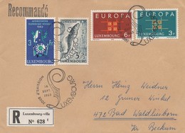 RE6   FDC Recommandé Europa 1963    TTB - Brieven En Documenten