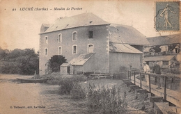 ¤¤  -   LUCHE   -   Moulin De Ponton   -   La Roue Du Moulin    -   ¤¤ - Luche Pringe