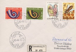 RE15   FDC Recommandé Europa 1973 + Crèches + Abeille    TTB - Briefe U. Dokumente