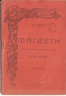 G.VERDI - MACBETH - MELODRAMMA IN QUATTRO ATTI - Cinema & Music