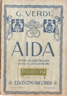 G.VERDI - AIDA - OPERA IN QUATTRO ATTI - Cinéma Et Musique