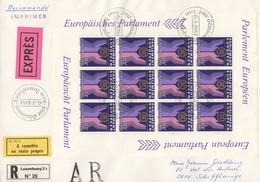 RE29   FDC Recommandé + Exprès "Elections Européennes" 1984   TTB - Lettres & Documents