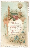 Image Pieuse Chromo Et Dorures Enfant Ne Craignez Point Jésus... - Holy Card - Andachtsbilder