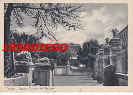 TARANTO - INGRESSO GIARDINI DEL F/GRANDE VIAGGIATA 1949 ANIMATA - Taranto